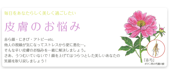 皮膚のお悩み